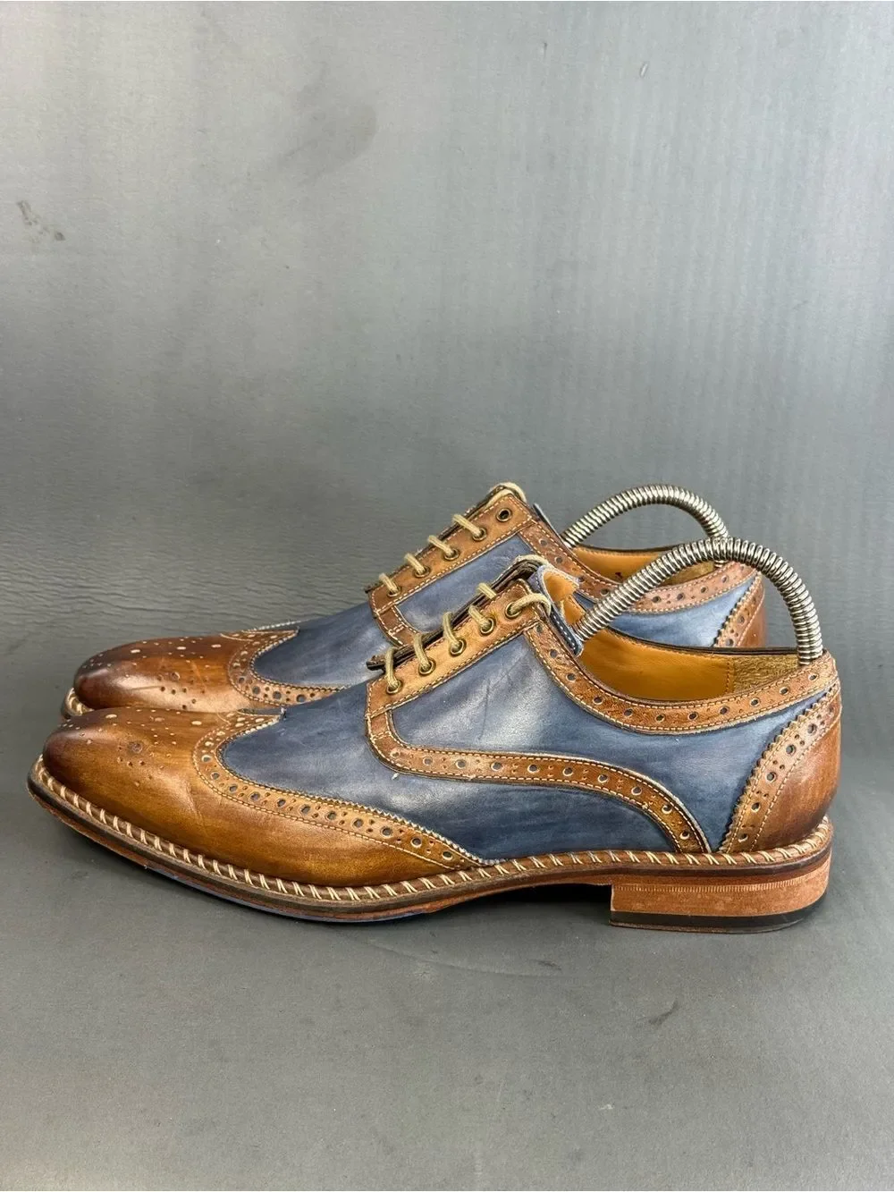 Jose Real two-tone leather handcrafted Oxford shoes men’s size 8 (41)